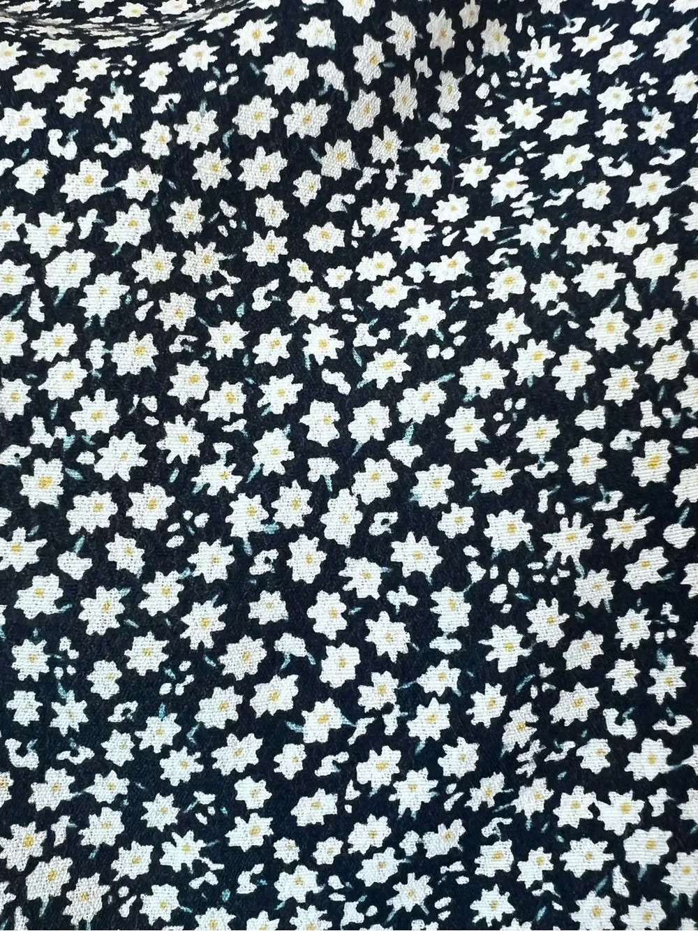Adika Floral Stretch Mini Dress Blue White Floral Size Medium